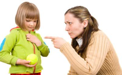 negative reinforcement examples with children