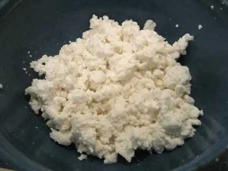 Homemade cottage cheese