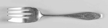 salad fork with a thicker outer tine