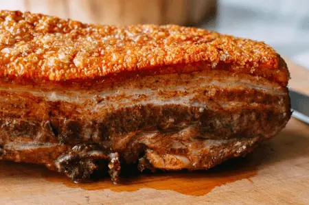 piece of pork belly