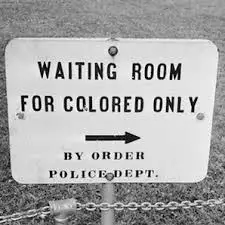 segregation sign