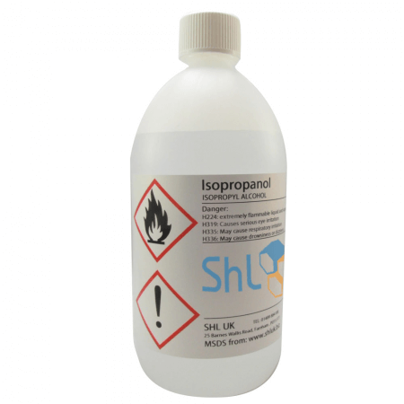 bottle of isopropyl alcohol