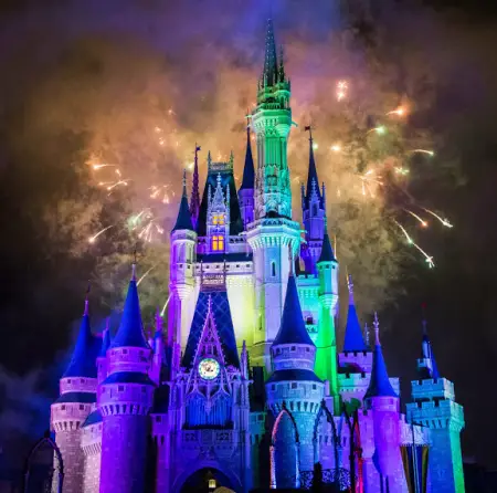 main castle at Disneyland