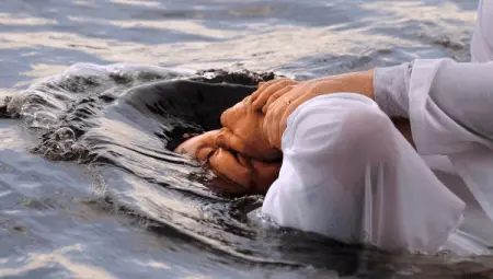 baptising