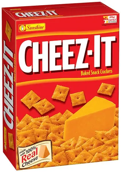 A box of Cheeze-Its