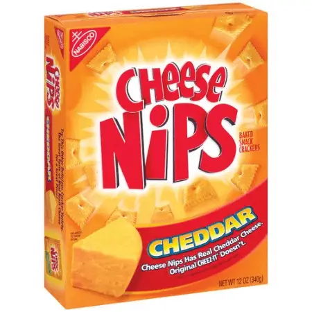 A box of Cheese Nips