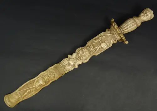 carved bone dagger